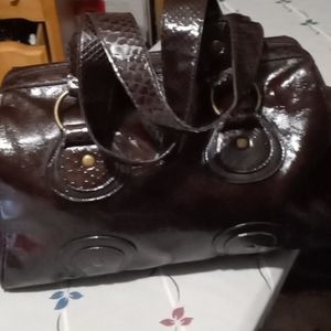 Metro" snakeskin Look" Large bag satchel purse.